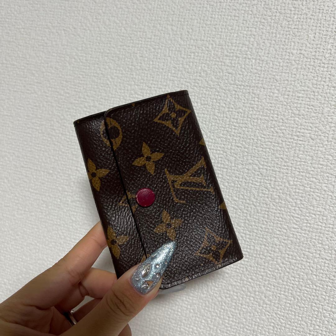 Louis Vuitton モノグラム キーケース ミュルティクレ6 フューシャ