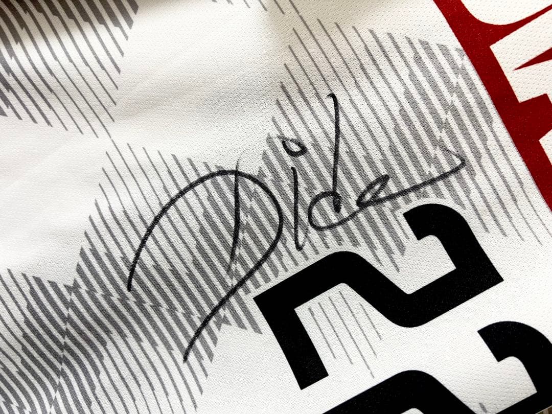 DIAMOND サイン入りシャツ Kaká,Dida Saviola直筆サイン
