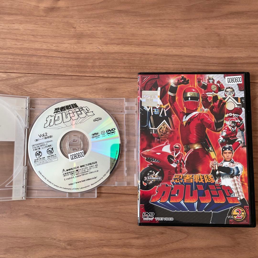 忍者戦隊カクレンジャー レンタル落ちDVD 9巻セット