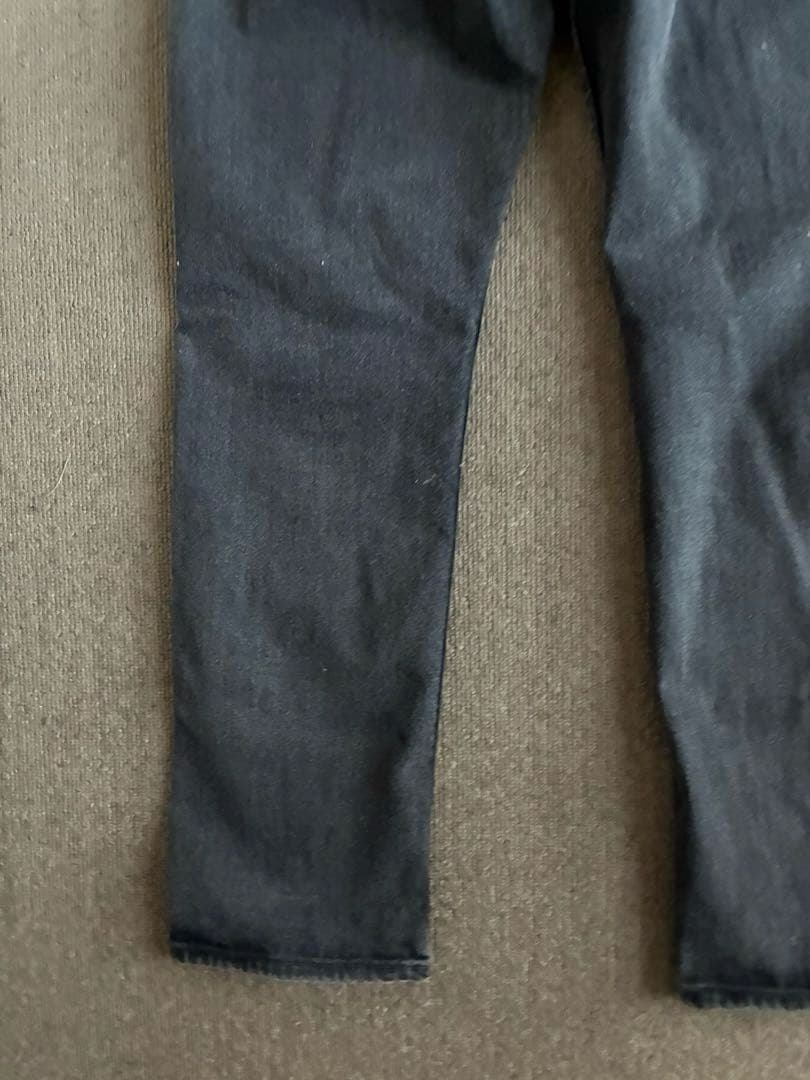 TAPERED SLIM STRAIGHT BLACK DENIMロンハーマン