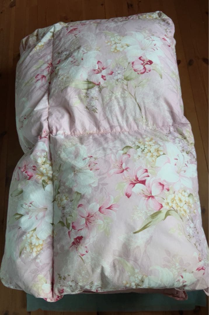 花柄ピンク掛け羽布団