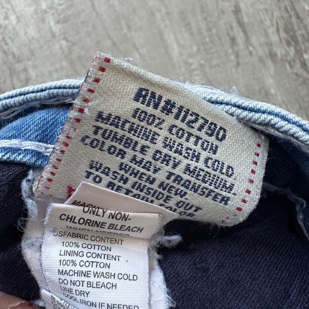 ⭐️IO着用⭐️ TRUE RELIGION デニムパンツ　色落ち加工　32