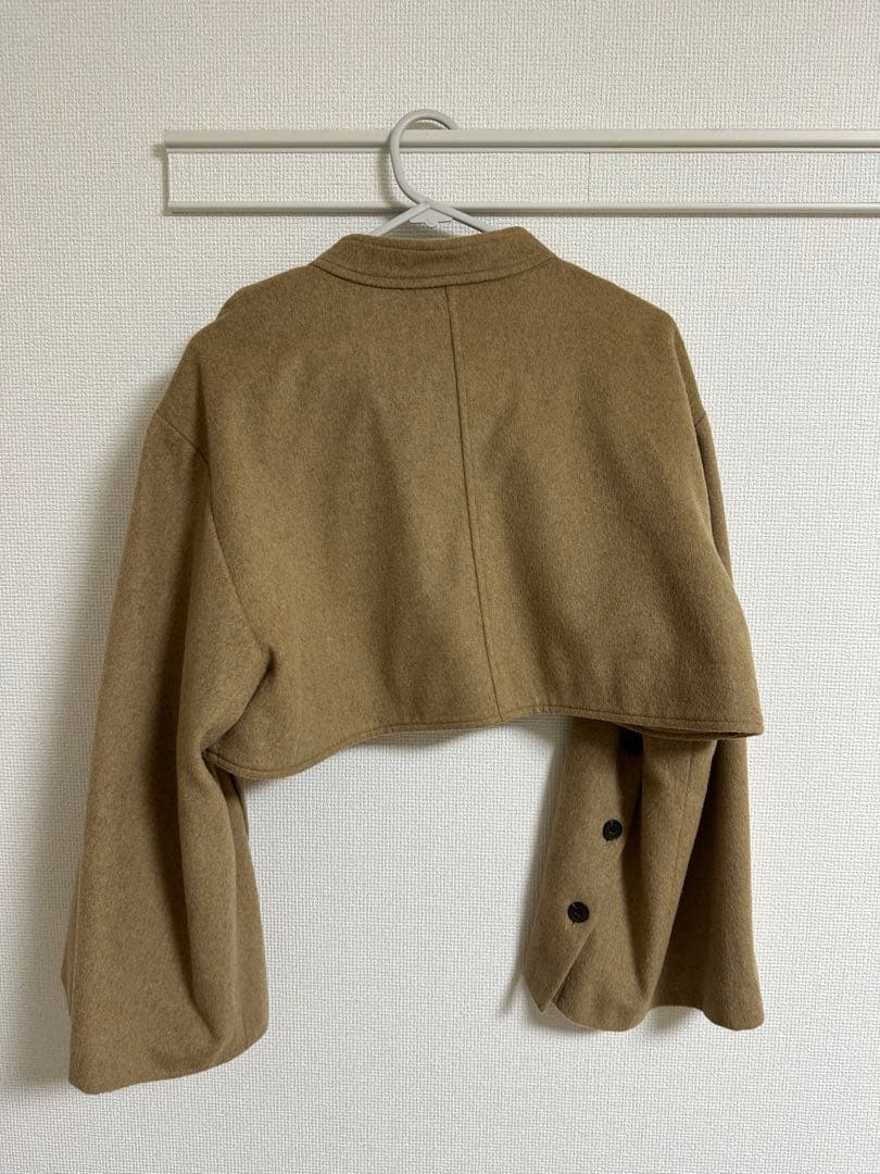 美品 Eaphi slit button flare bolero jacket