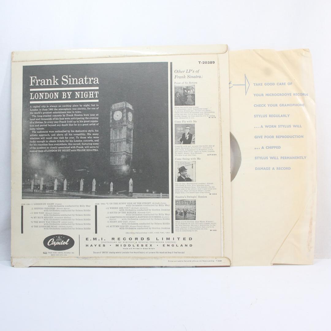 英LP Frank Sinatra London by Night UK盤 モノ