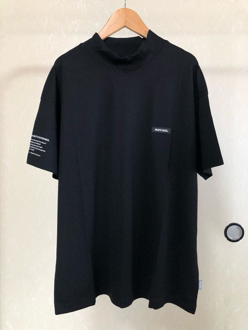 RUFFLOG ラフロッグ　モックネック　　TEE サイズXXL ブラック