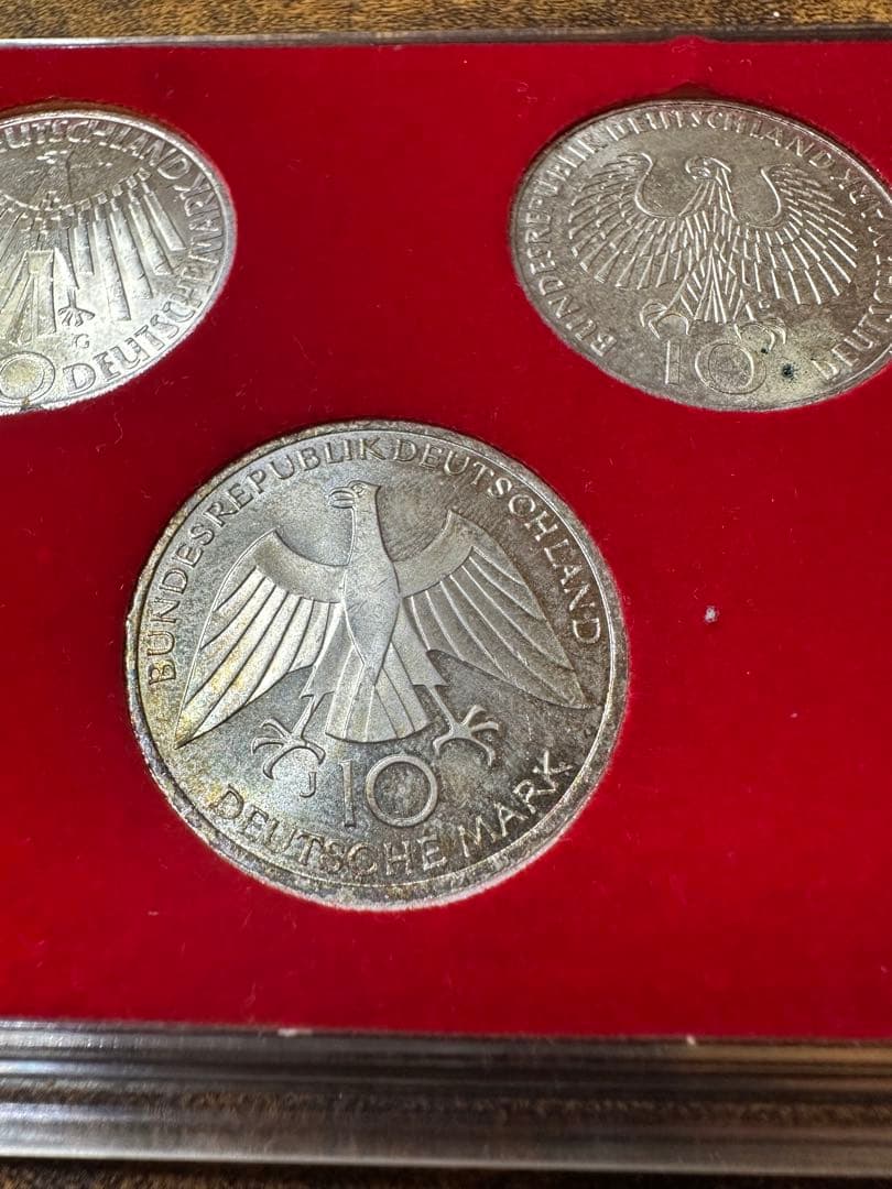 ミュンヘンオリンピック記念 10マルク銀貨5枚セット