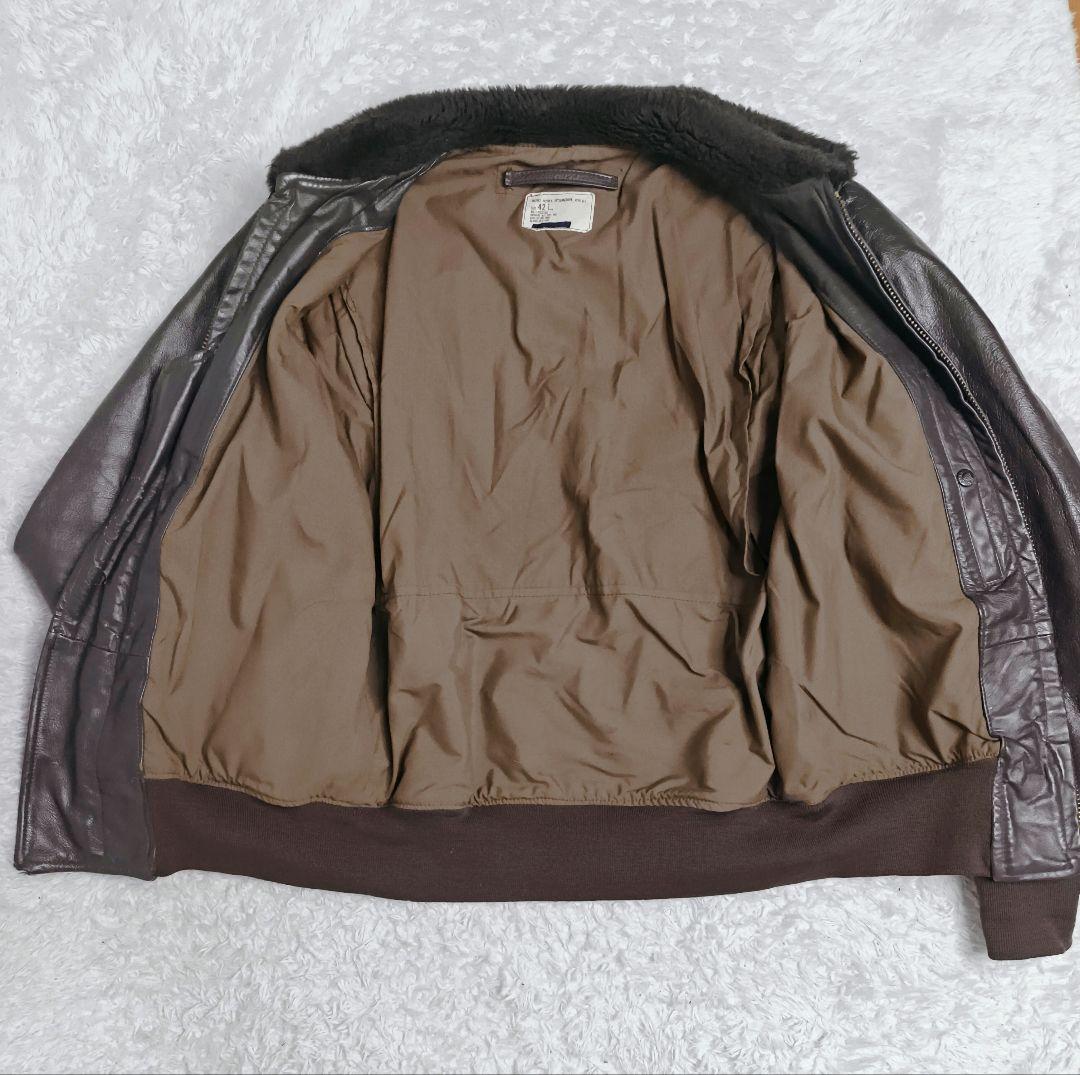 極美品 80s type G-１米軍実物 42 ダークブラウン ORCHARD