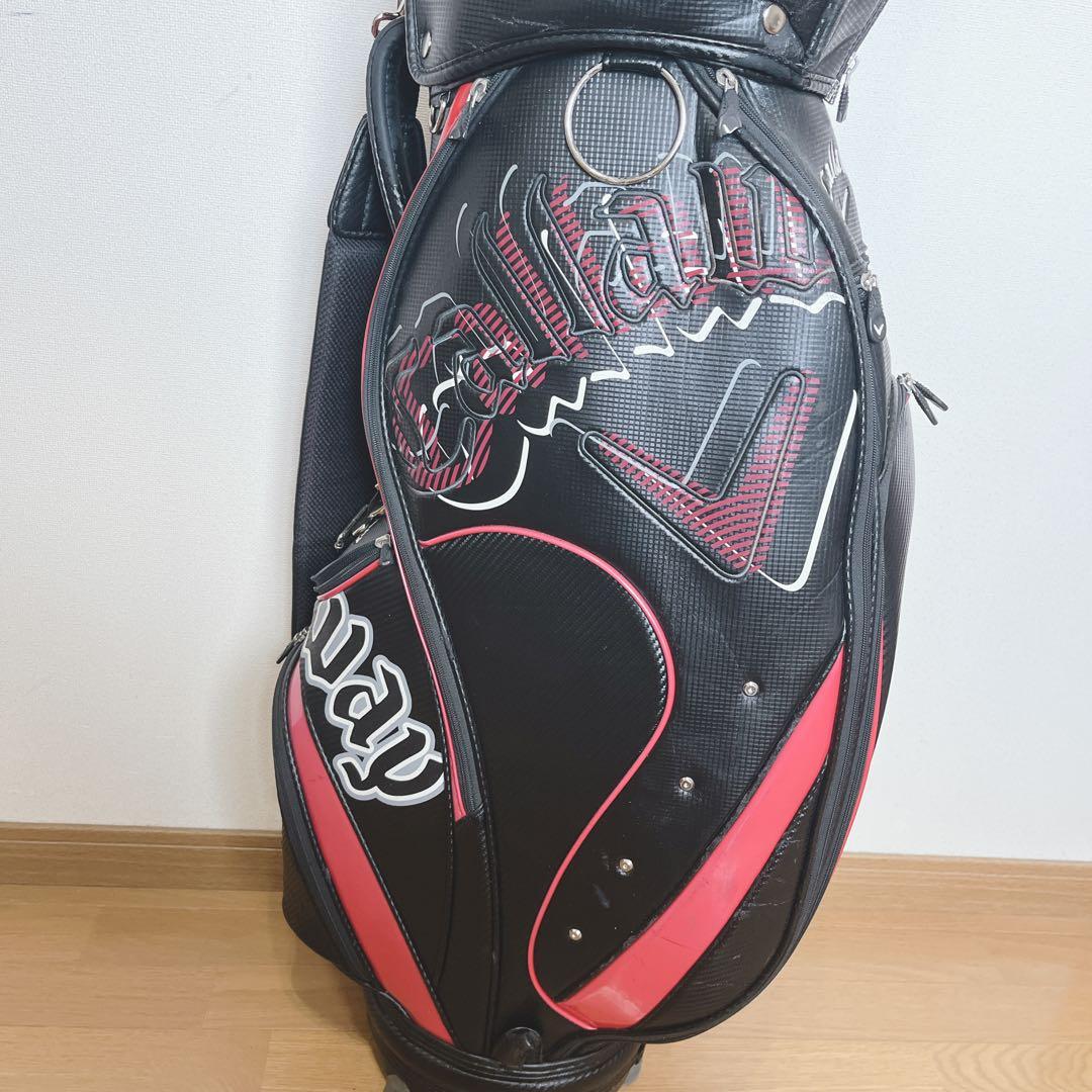 K168 Callaway キャロウェイ キャディバッグ 黒赤