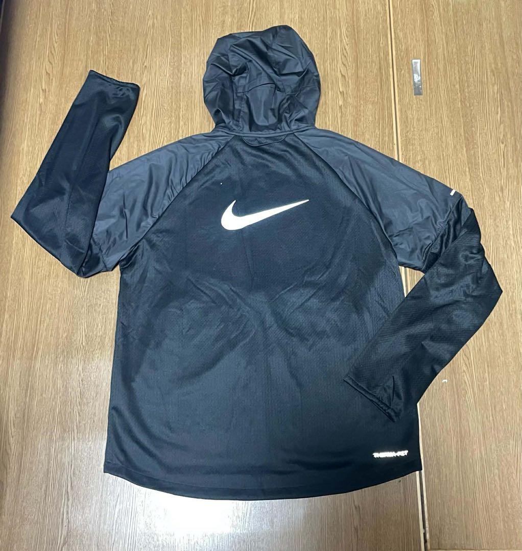 L 新品 ナイキ ランニングジャケット スフィア 防寒 サーマ ウィンドブレーカ