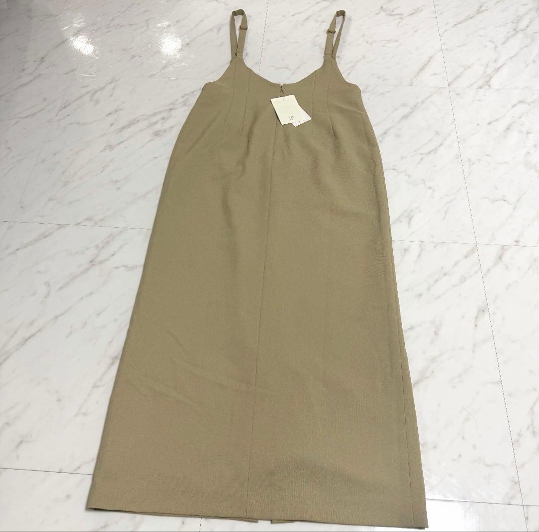 【新品タグ付き】完売品✨️ノーブル スラブオックスロングサロペ 美ライン