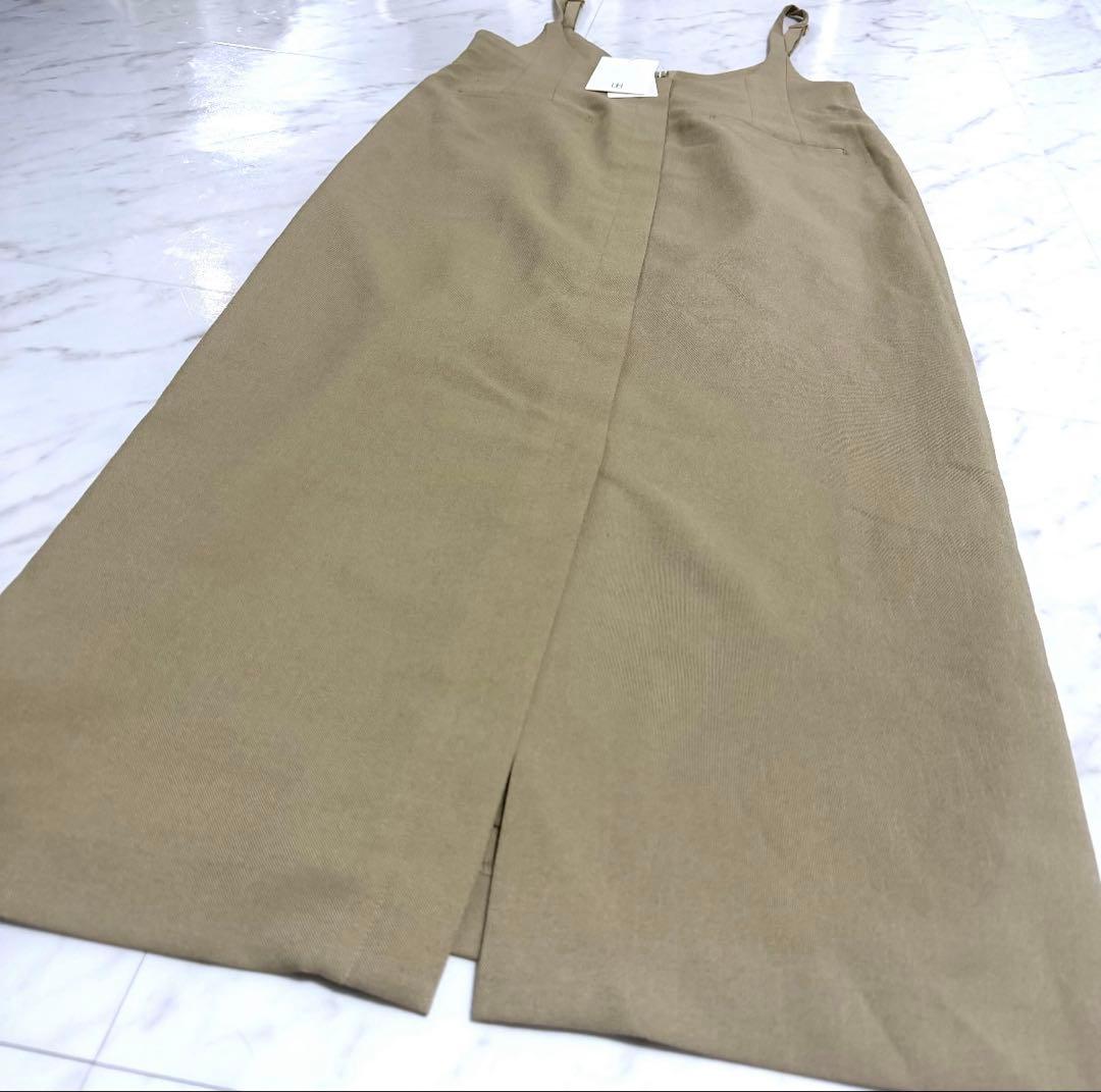 【新品タグ付き】完売品✨️ノーブル スラブオックスロングサロペ 美ライン