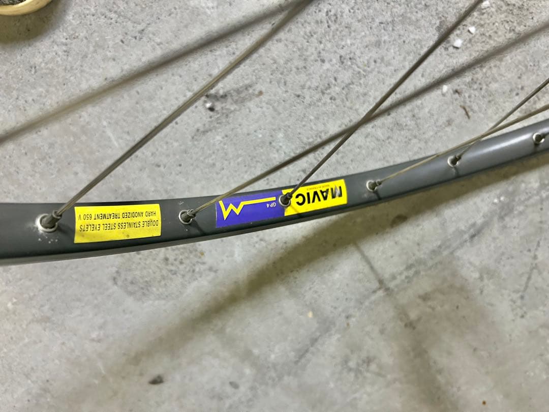 【Mavic/マビック後輪ホイール】GP4チューブラー重量1.36kgスプロケ付