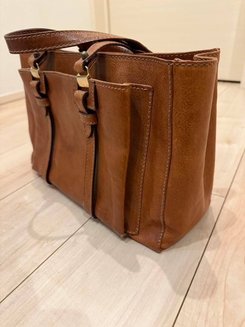 良品✨ バーニーズニューヨーク トスカレザー トートバッグ