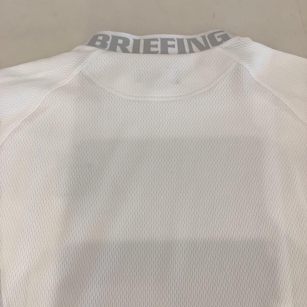 新品　BRIEFING CE NECK LOGO LS HIGHCK RF L