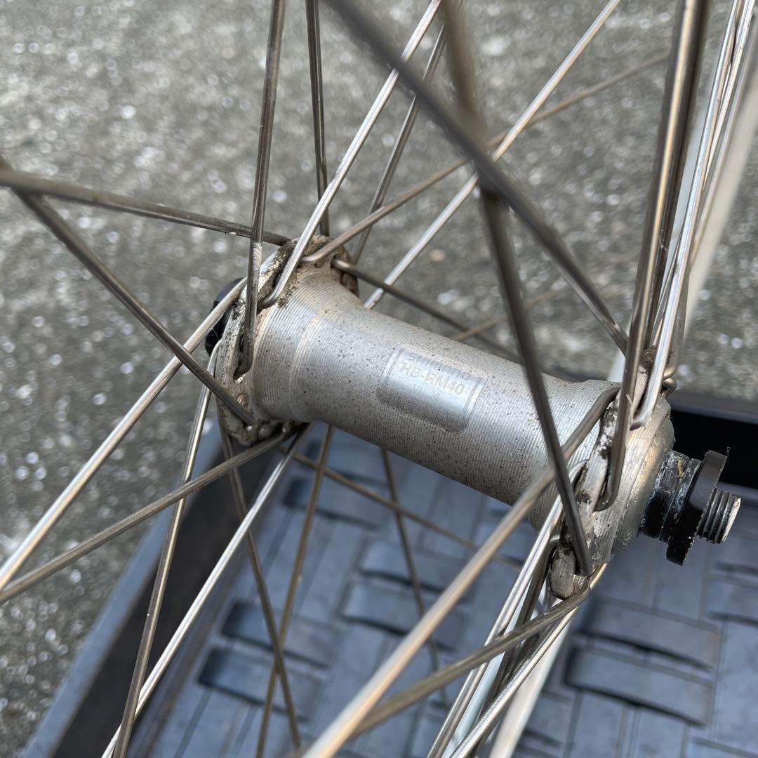 26インチ　MTB ホイール　前後セット　8S