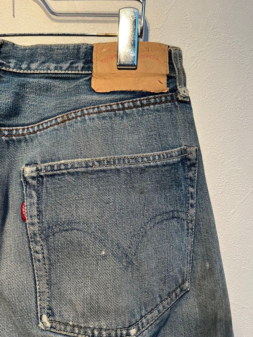 LEVI'S 希少 501ZXX 50's 隠しリベット Big E 紙パッチ付