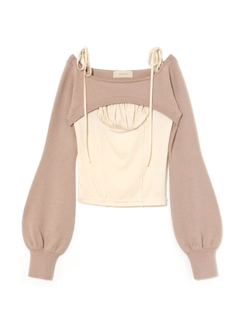 トップス andmary Sophia layered tops