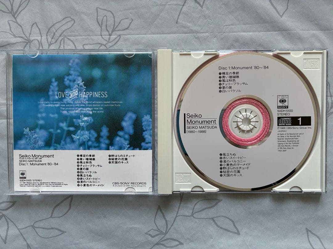 Seiko Monument 松田聖子 CD3枚組ボックスセット