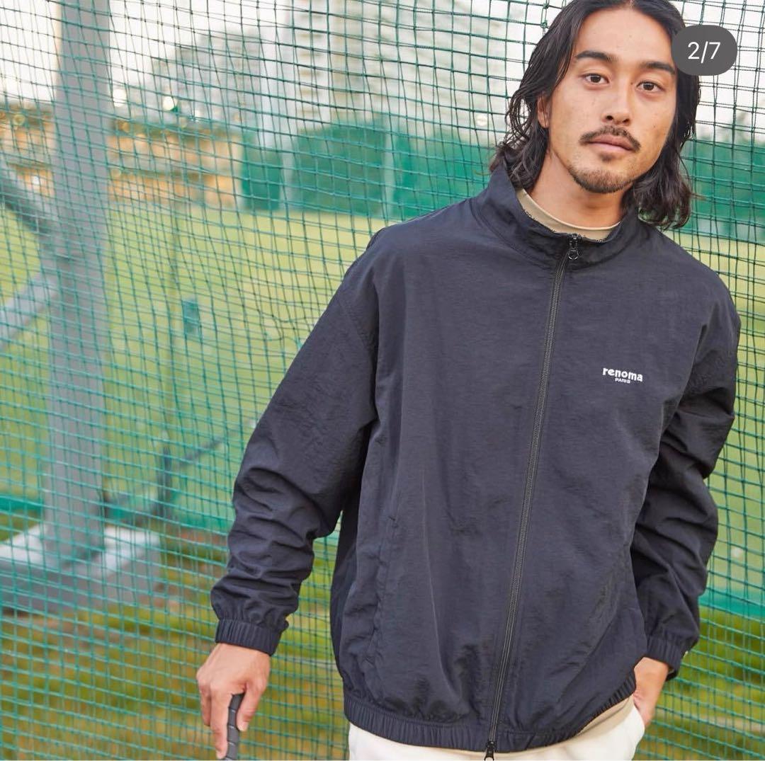 renoma PARIS レノマパリス　NYLON ZIPPED JACKET