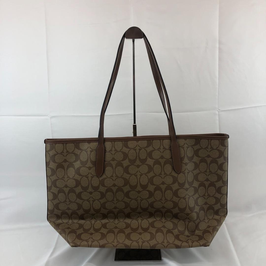 極美品⭐コーチ COACH シグネチャー柄トートバッグ 肩掛け