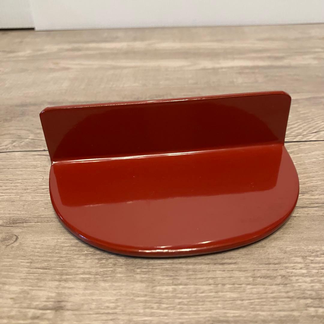 E-1 【味わい深い】漆器 小物入れ 溜塗り オーバル型 弁当箱 木箱付き