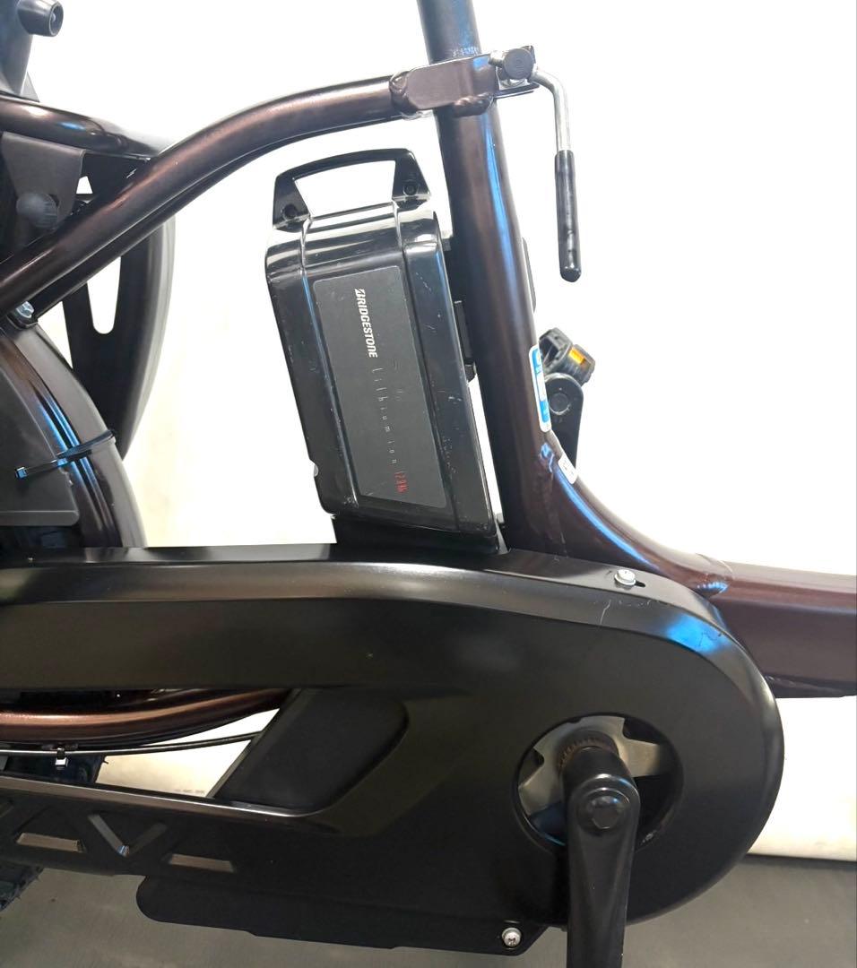 1年保証 新型　ヤマハ　パスバビーアン　20インチ　茶色　電動アシスト自転車