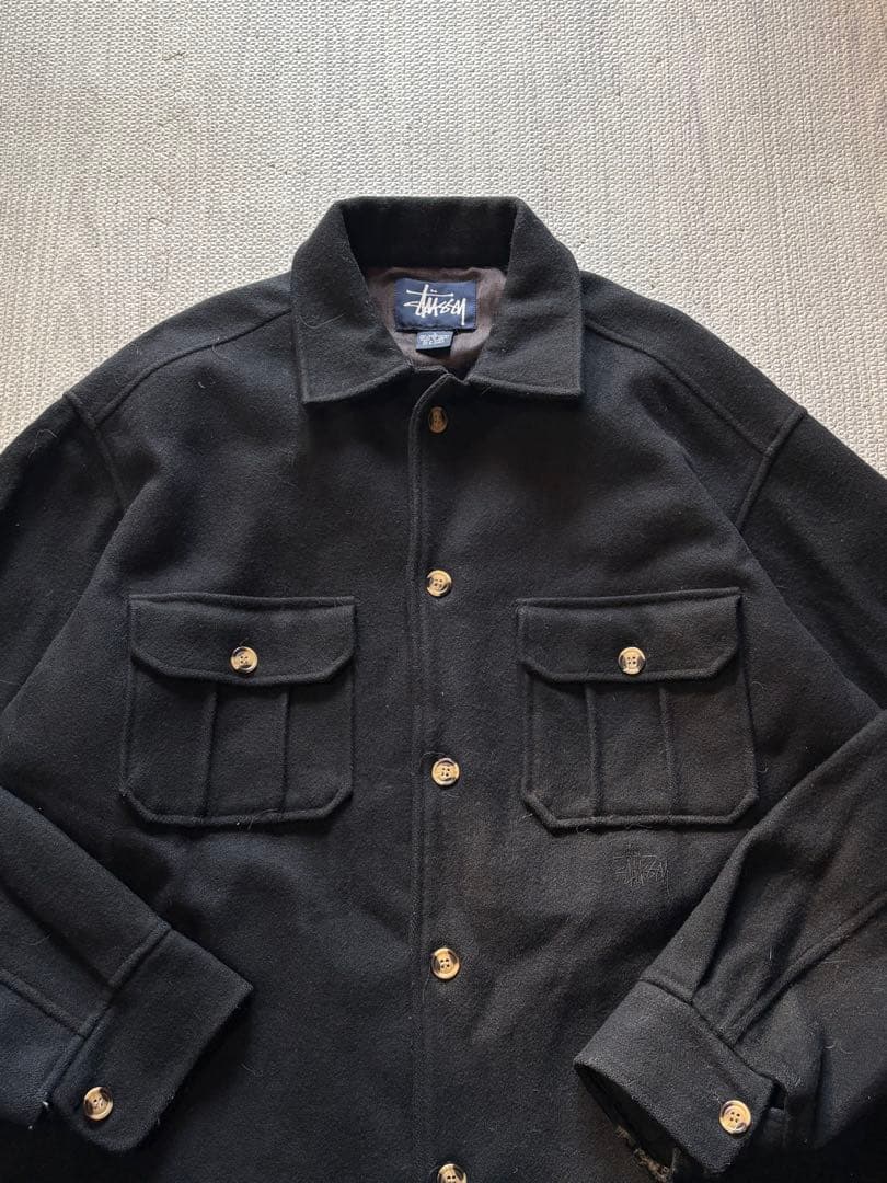 値下不可　90s old stussy cpo wool jacket