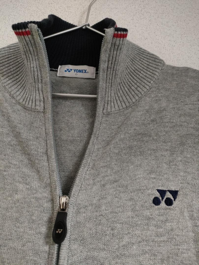 YONEX ヨネックス フルジップセーター グレー