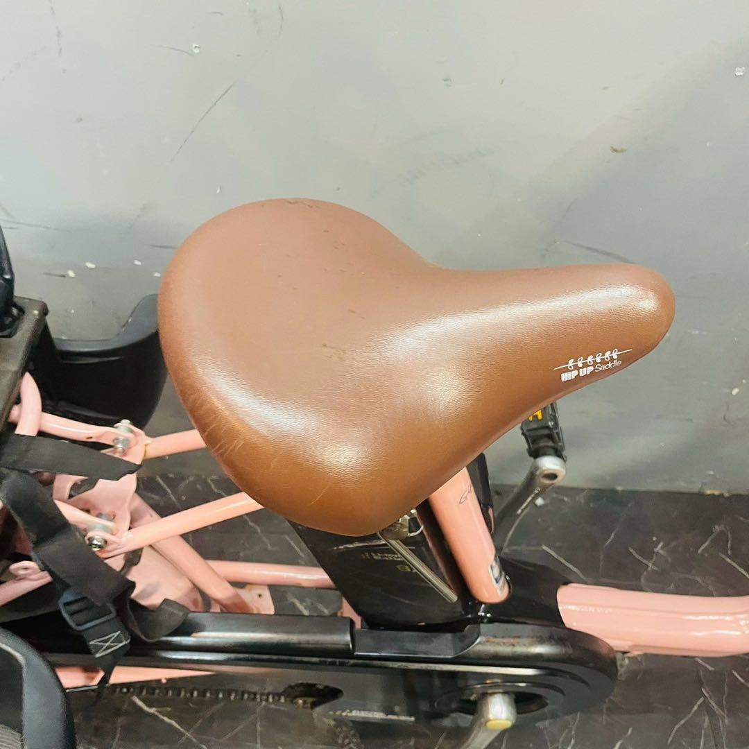 【750】子乗せ電動自転車 パナソニック Gyutto mini ピンク
