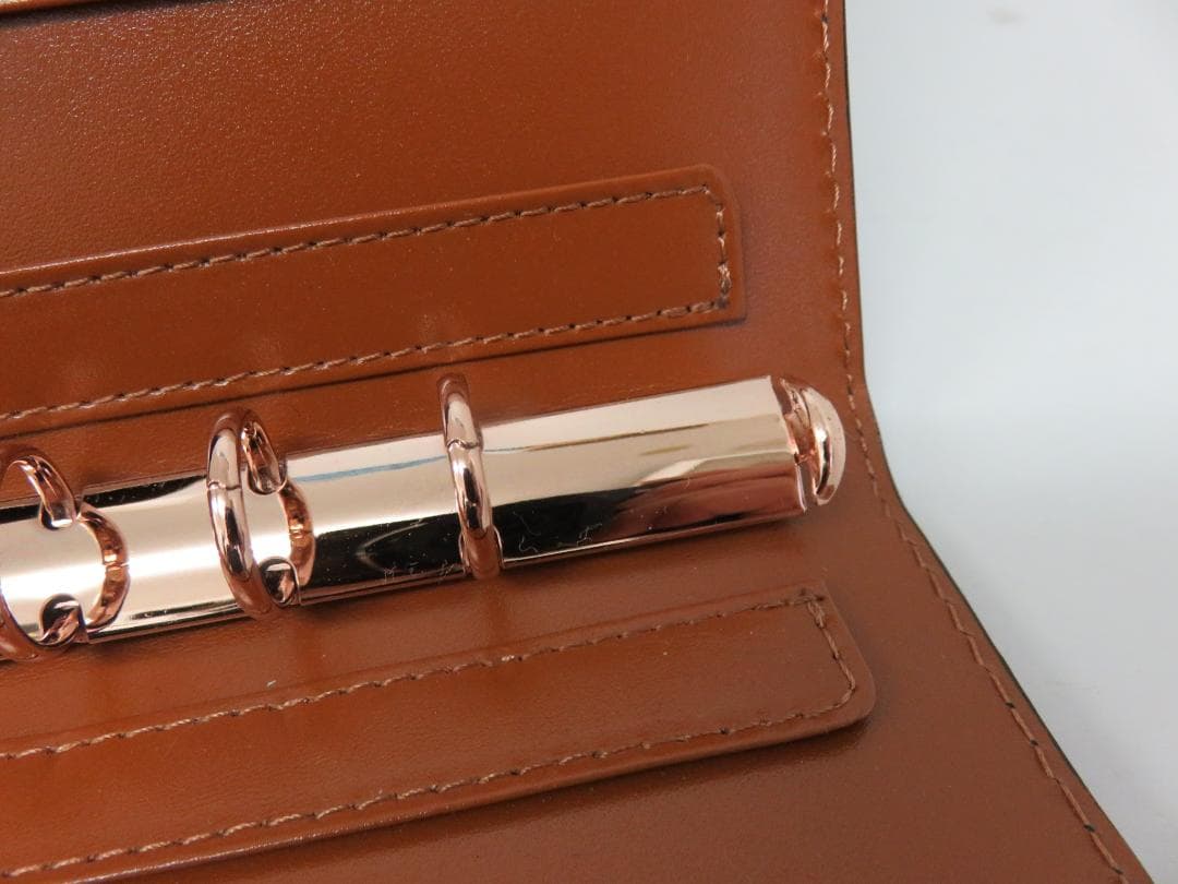 アシュフォード ASHFORD クロコダイル型押し レザー システム手帳 A5