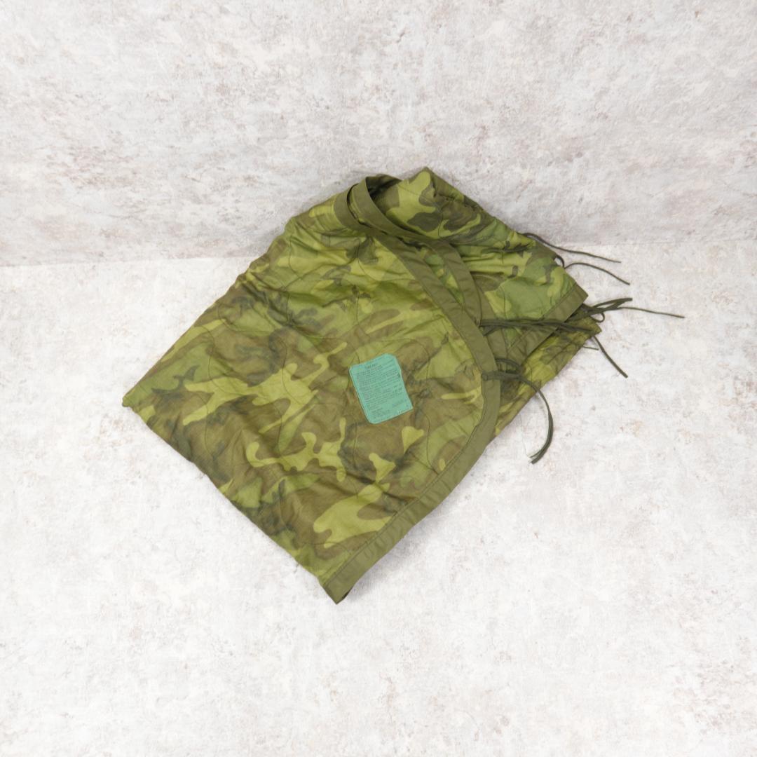 70s US Army ポンチョライナー カモフラ ヴィンテージ 実物 1