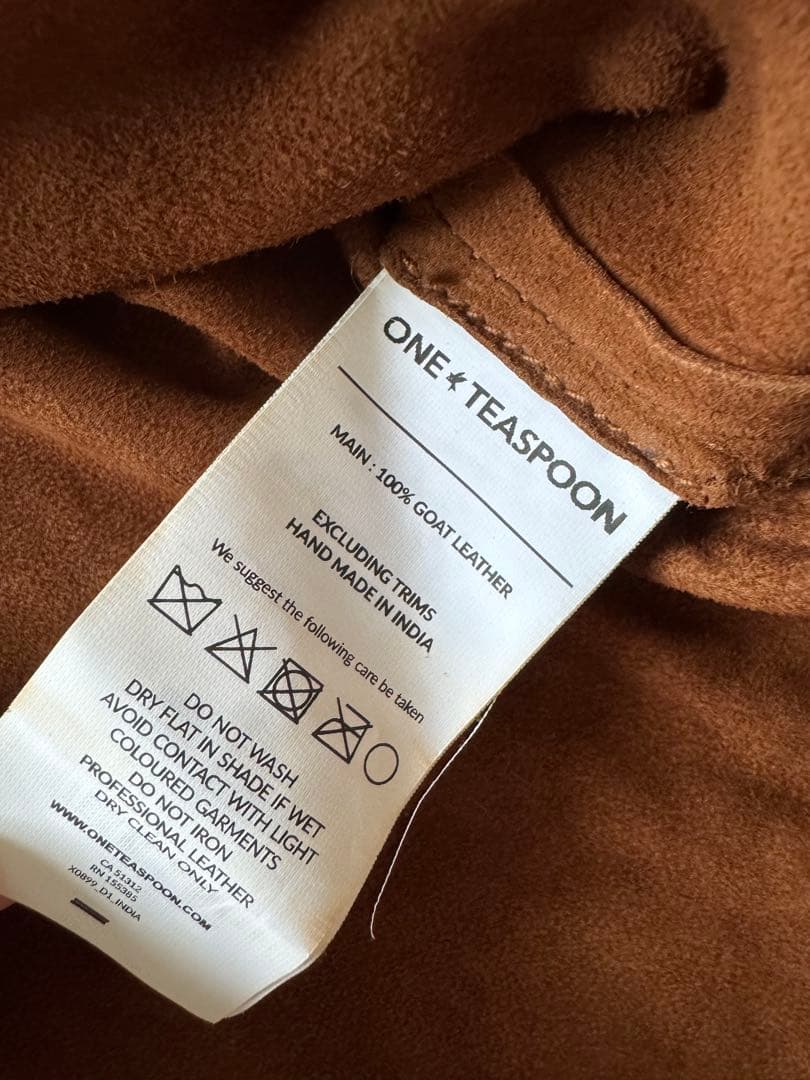 OneTeaSpoon SUEDE DARIAレザージャケット