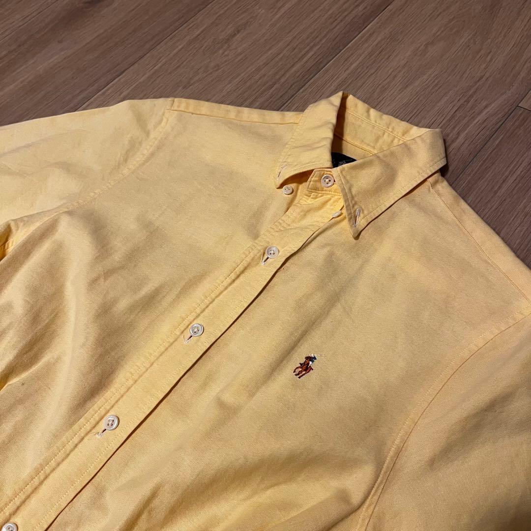 【美品】Ralph Lauren シャツワンピース イエロー