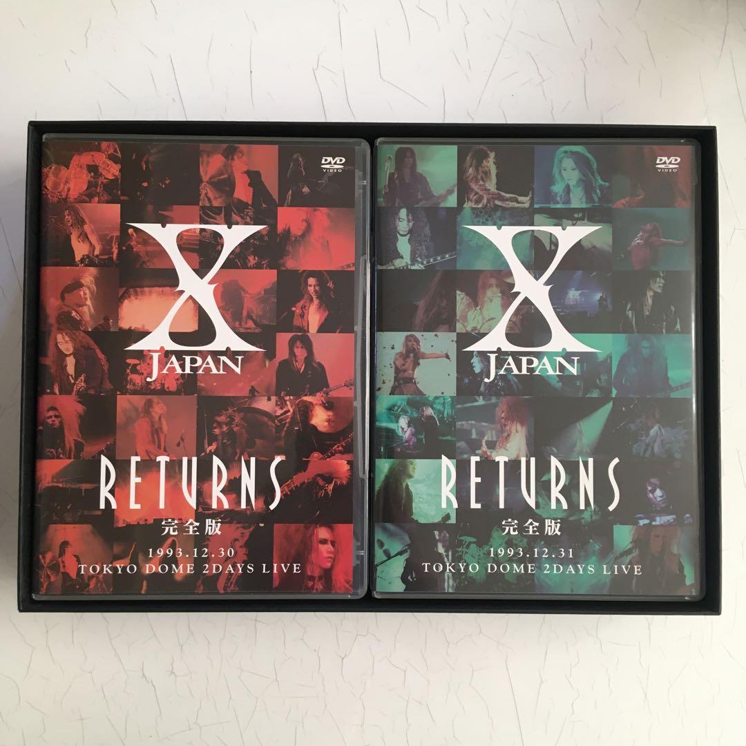 X JAPAN『RETURNS 完全版』初回限定生産 DVD-BOX