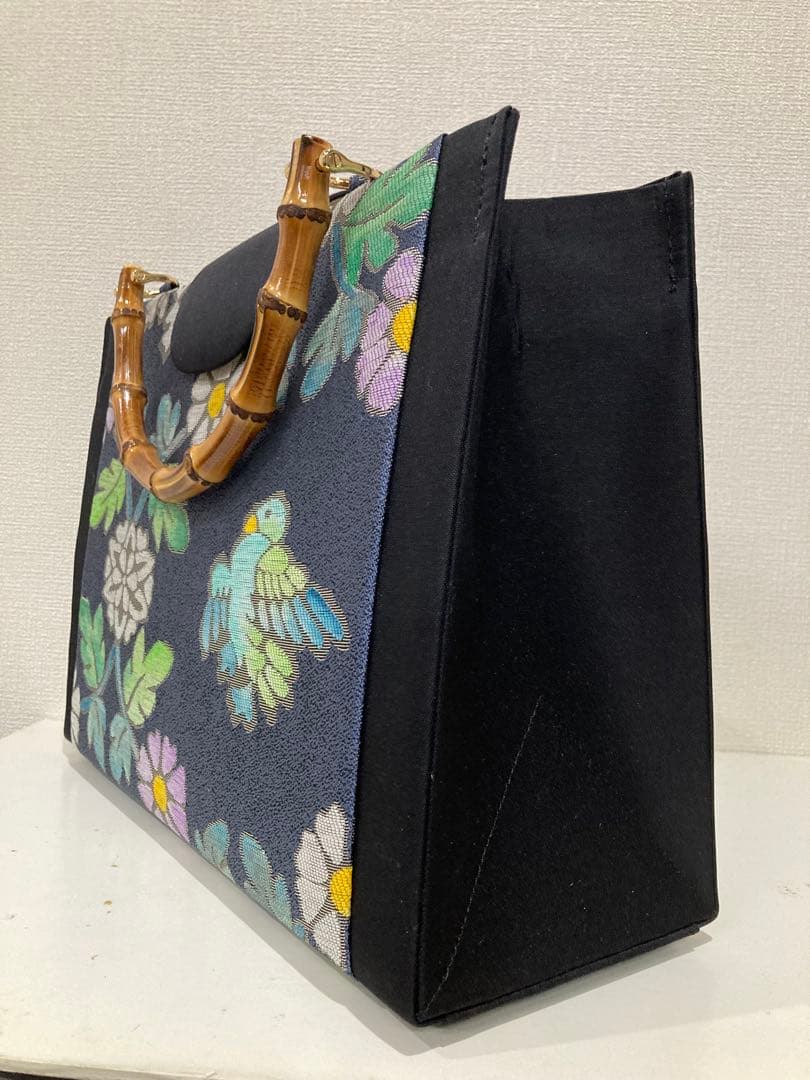 正絹西陣織和装バッグ