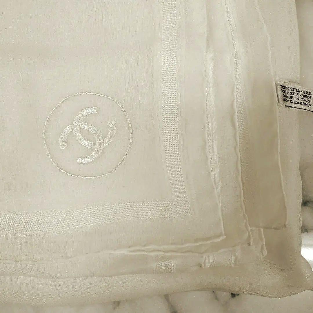 ♡大幅お値引! 極美品 CHANEL シースルー シルクスカーフ