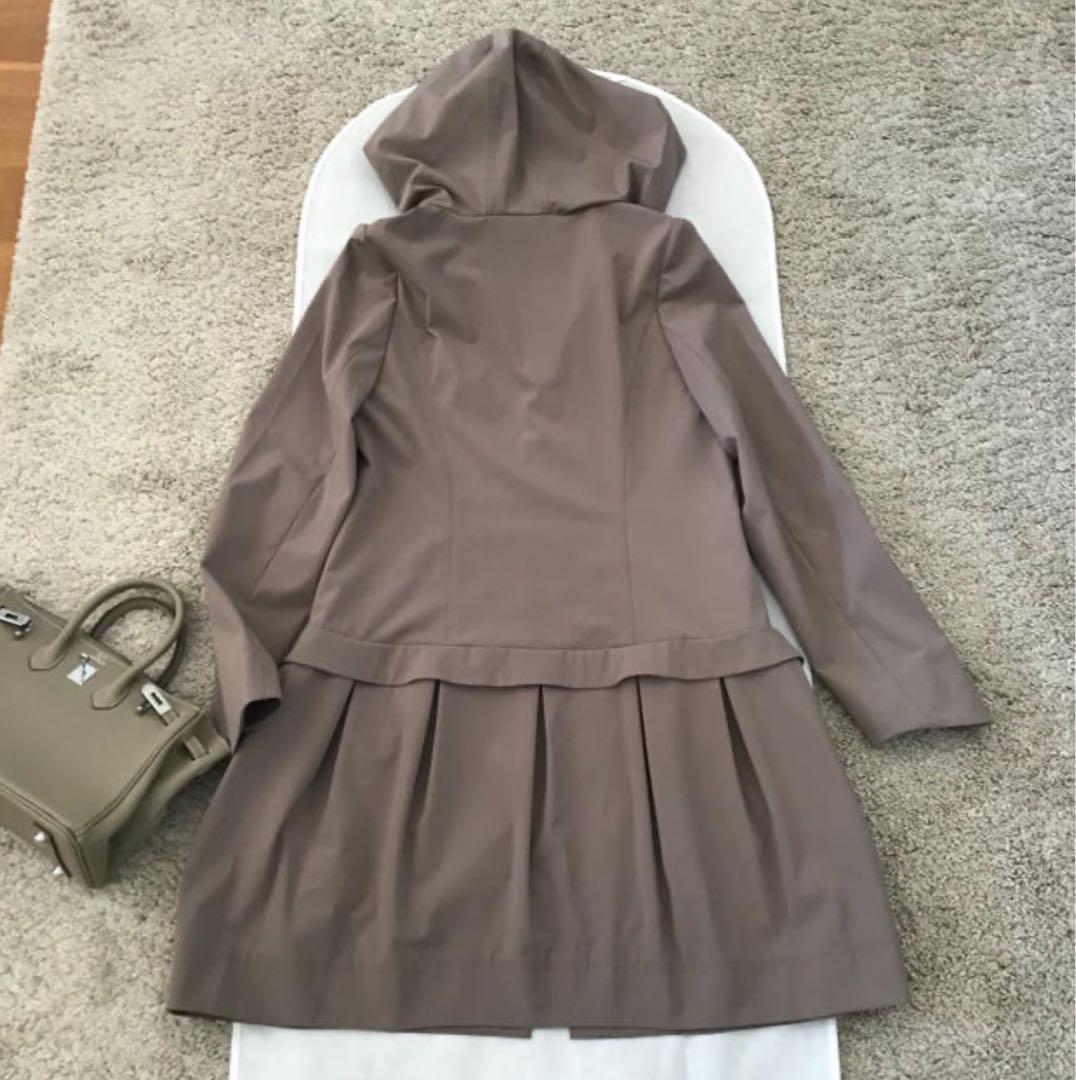 FOXEY NEWYORK コート レイニーコクーン 38 ブラウン