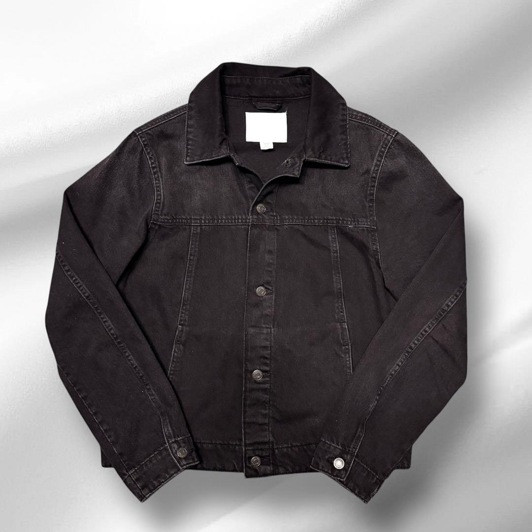 ZARA ベーシックデニムジャケット　ブラック