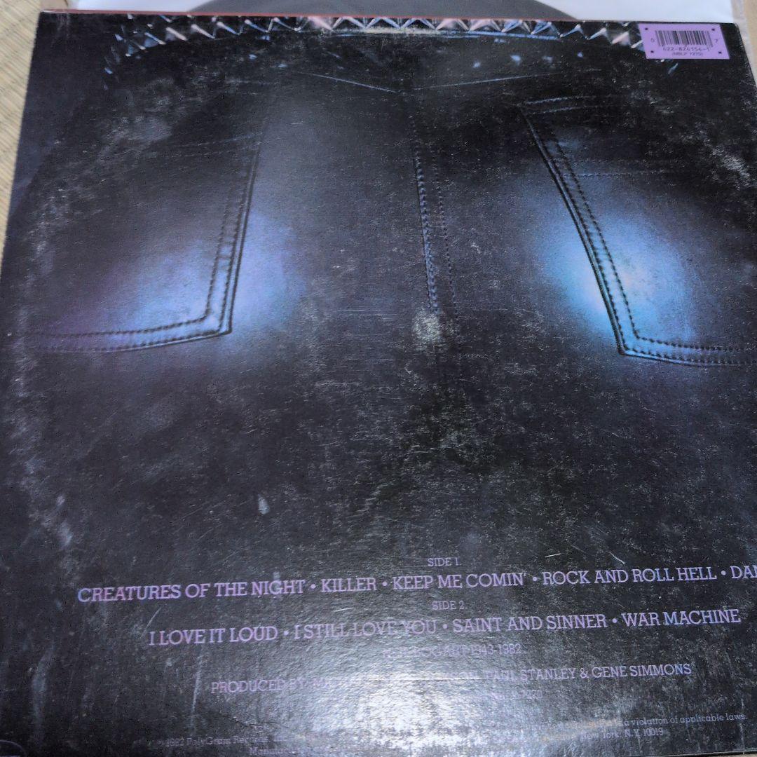 KISS CREATURES OF THE NIGHT レコード