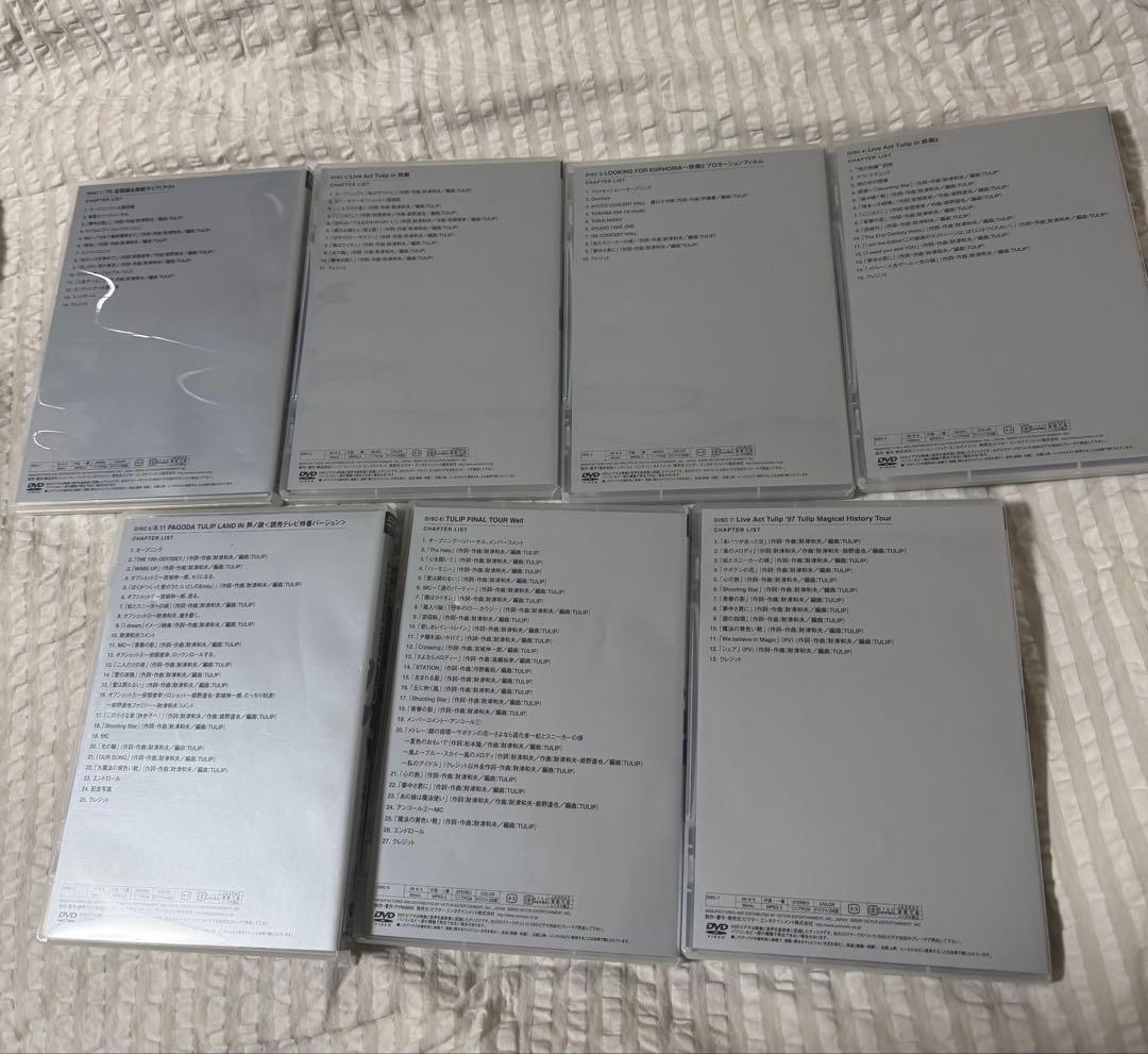 チューリップTULIP THE FILMS DVD BOX　７枚組