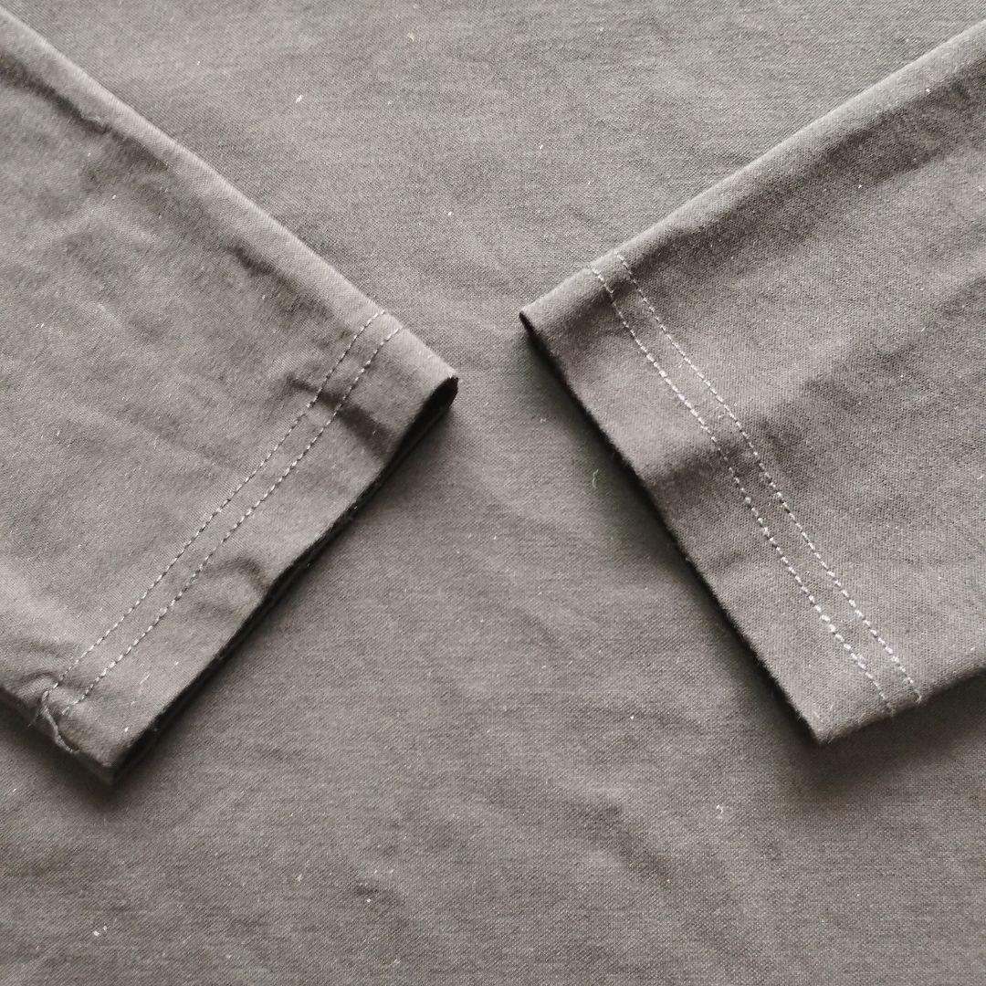 MARK&LONA ハーフジップ バックデザインシャツ XL　大きいサイズ　黒