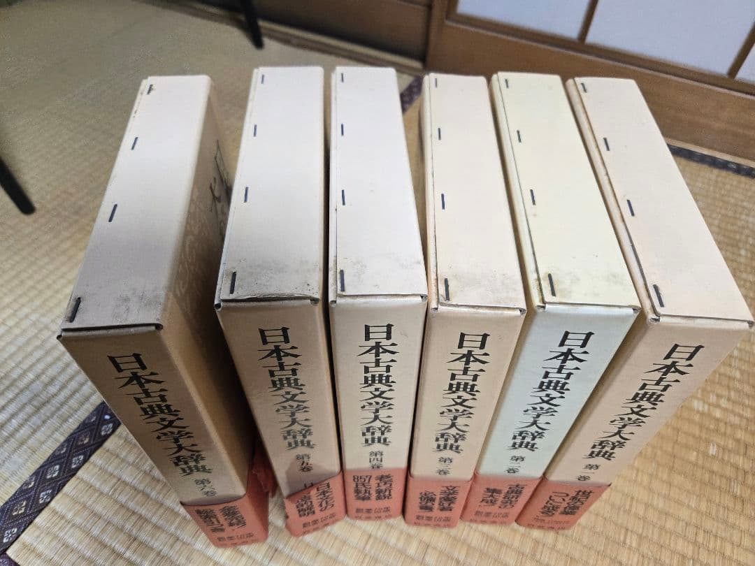 日本古典文学大辞典 全6巻　岩波書店