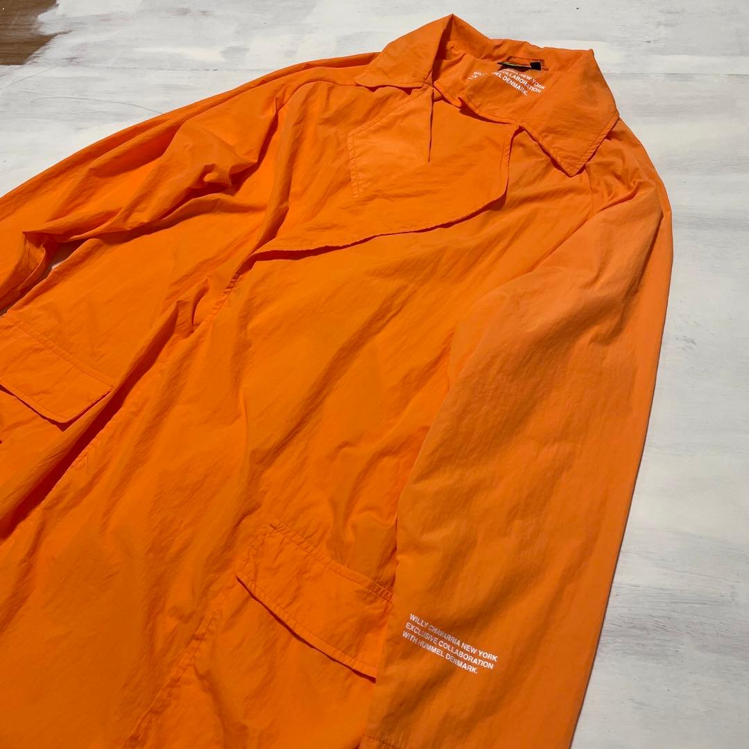 Willy Chavarria × hummel トレンチコート　オレンジ