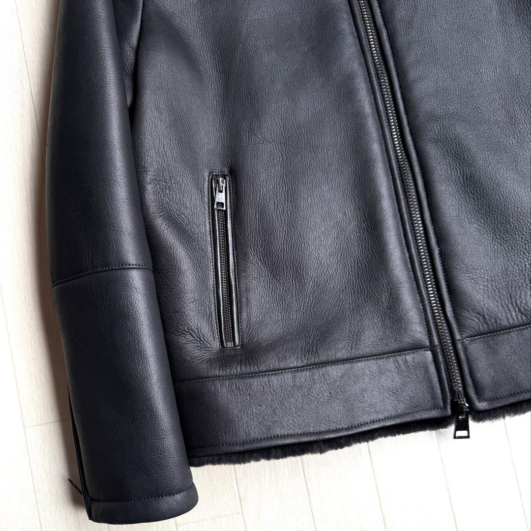 新品 L‘EDELLI レデッリ スペシャル ムートン レザー ジャケット