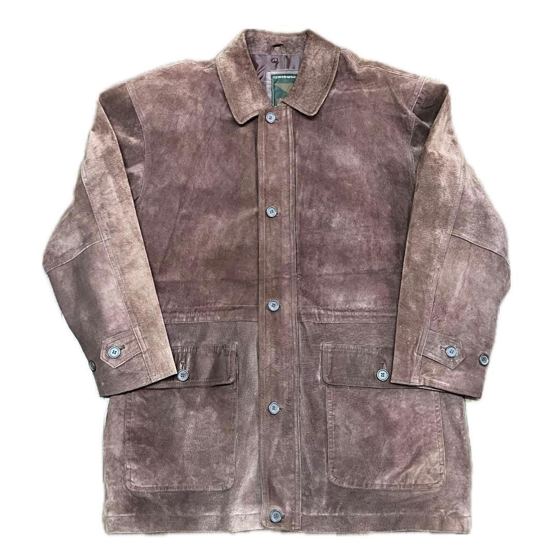 S*a様 80s old UNIQLO スエード レザー ジャケット コート ユ