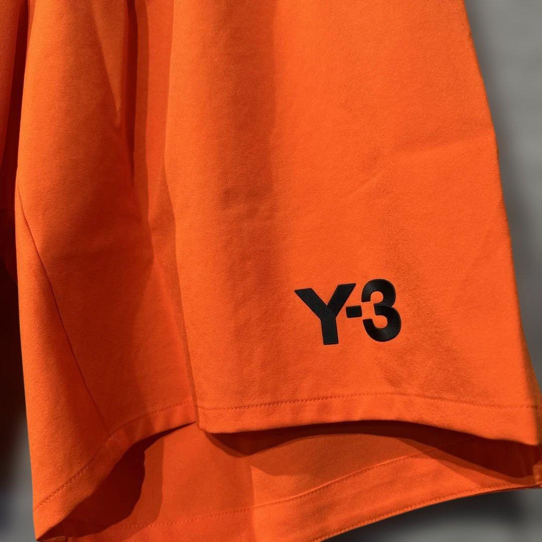 【未使用】adidas Y-3 レアル・マドリード　ハーフパンツ　オレンジ