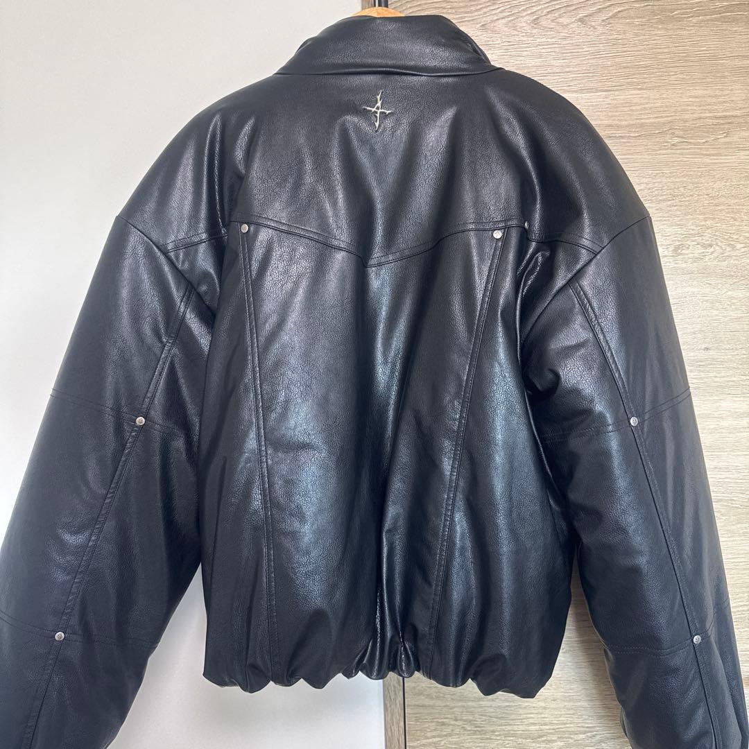 【NOT4NERD】 Panel Stud Puffer Jacket