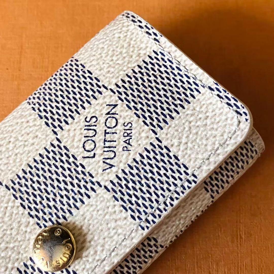 LOUIS VUITTON ダミエ アズール ミュルティクレ 4連キーケース❣️