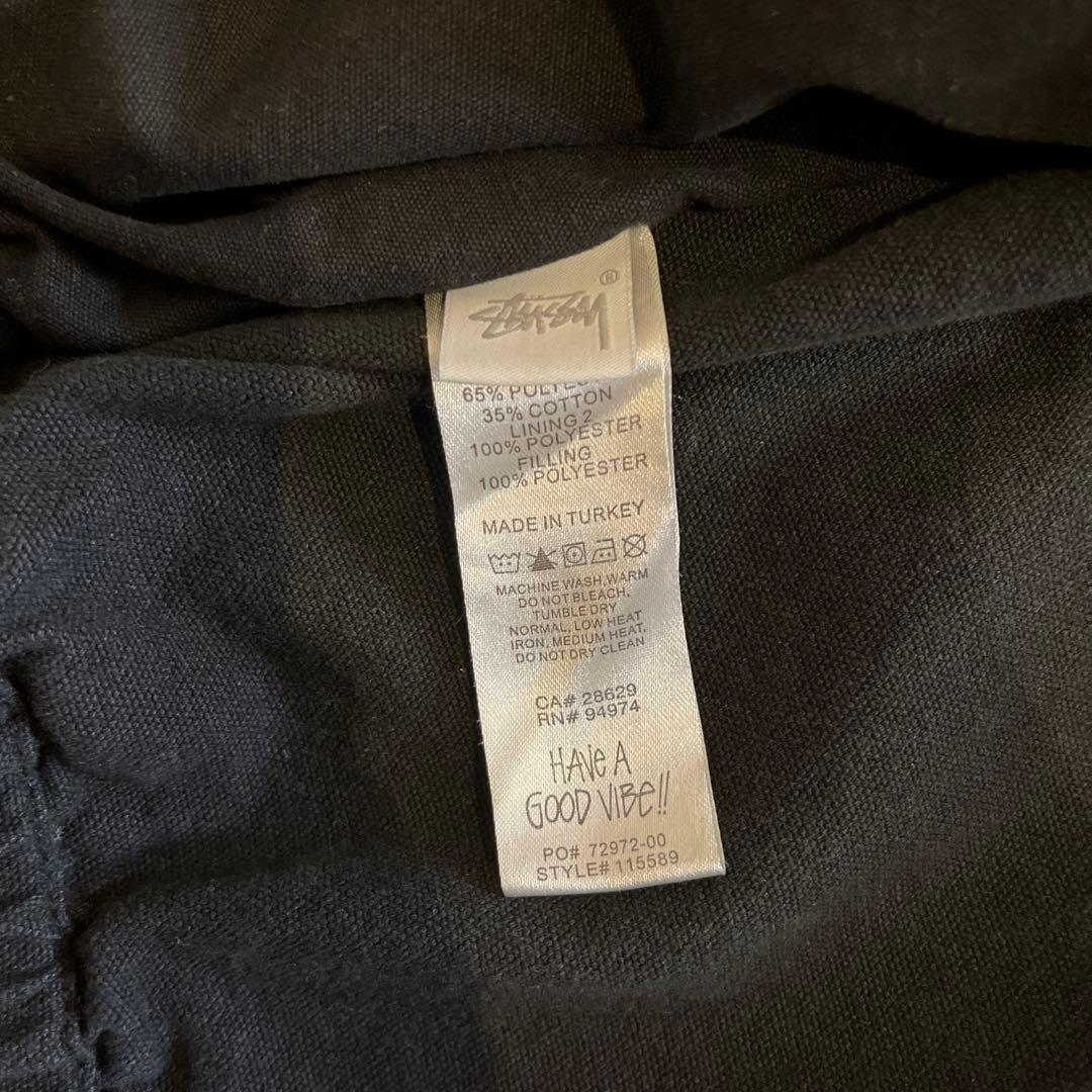 stussy パーカー 黒