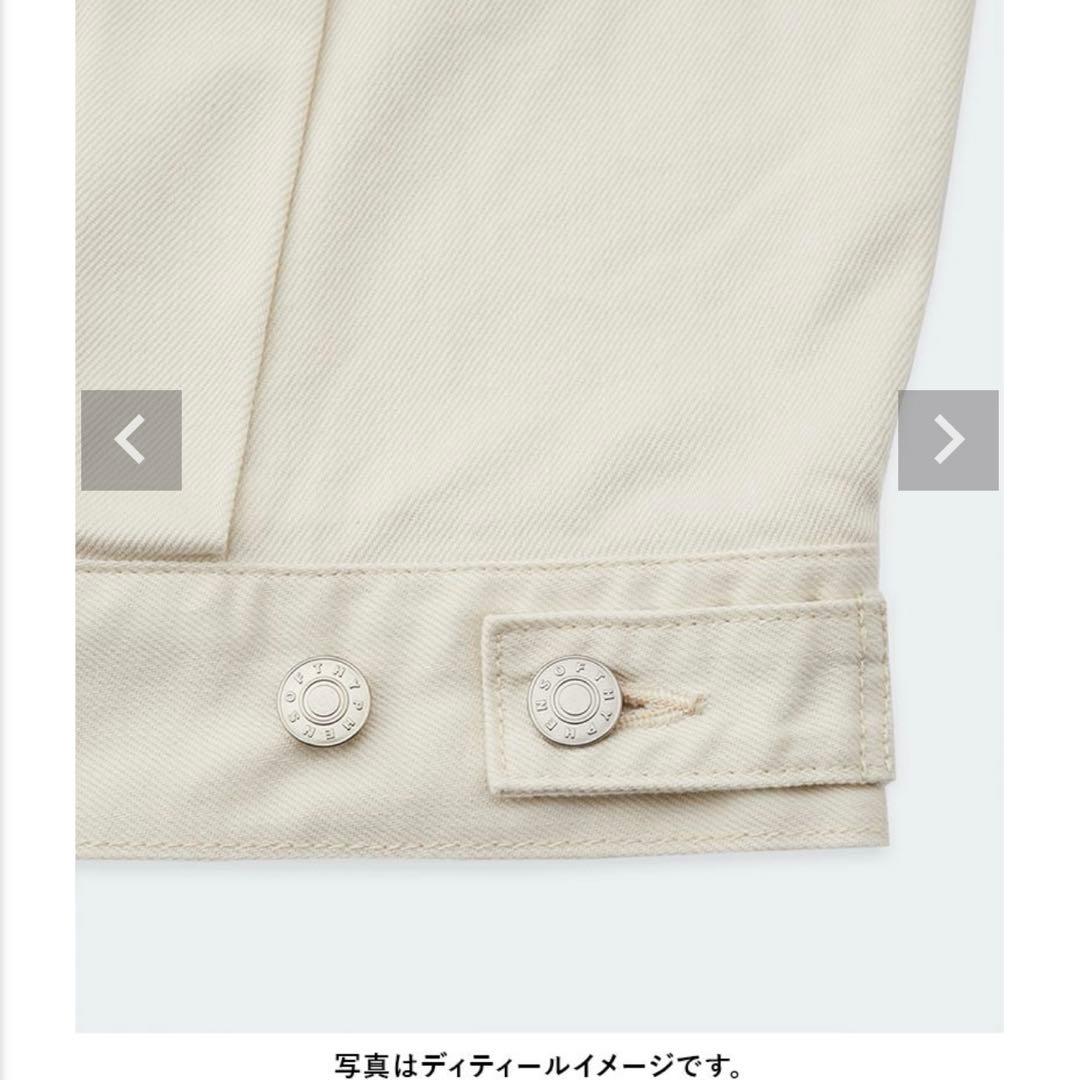 新品未使用ソフトハイフンTUCKED DETAILデニムジャケットGジャン04